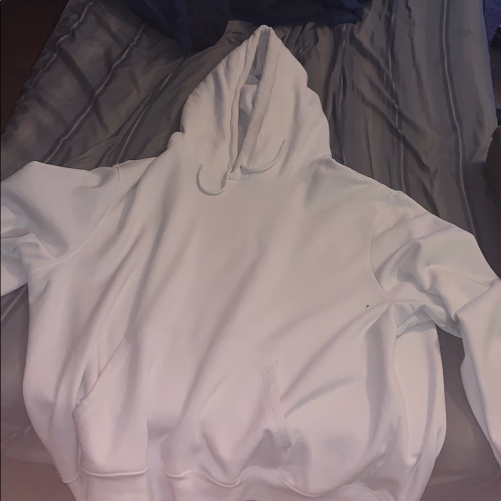 White hoodie